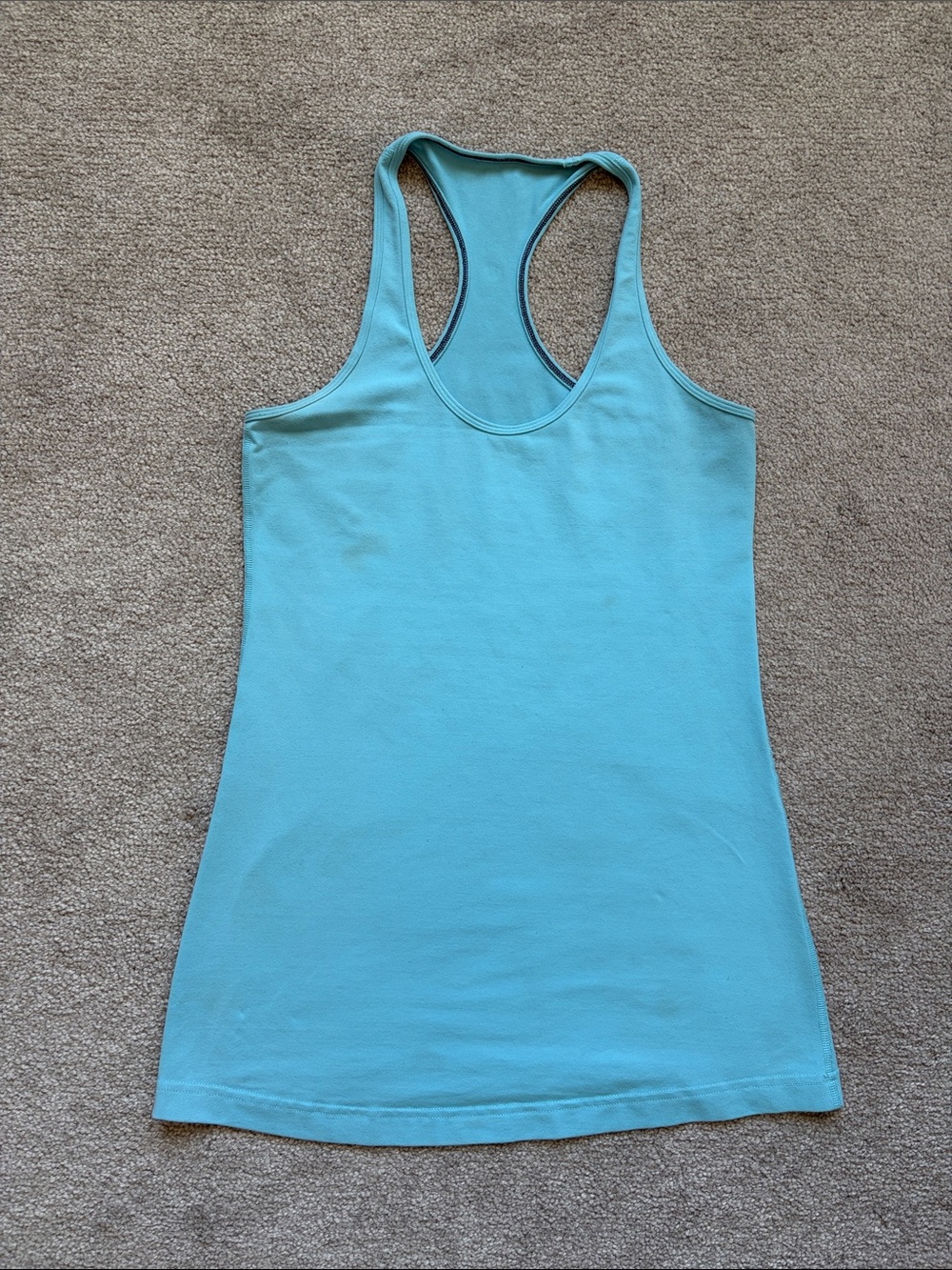 lululemon athletica Aqua Blue Racerback Tank